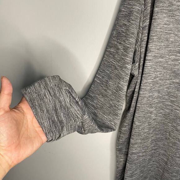 BYU Cougars Men's Champion Long Sleeve XL New Gray Quarter Zip Pullover Athletic - Picture 8 of 8